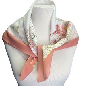 Valentina Fiore Scarf Floral Square Vintage